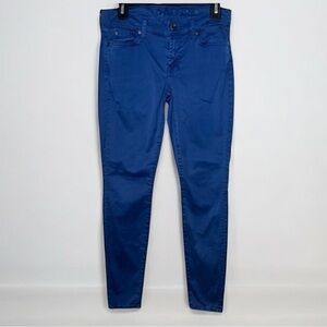 7 For All Mankind Blue Gwenevere Skinny Jeans Size 28